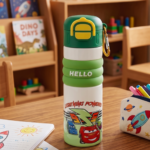 Believe" Unicorn Kids Water Bottle – Leak-Proof, BPA-Free, & Easy-Grip Design for School and Play - Image 2
