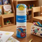 Believe" Unicorn Kids Water Bottle – Leak-Proof, BPA-Free, & Easy-Grip Design for School and Play